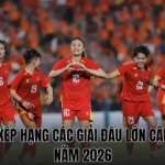 Bảng xếp hạng các giải đấu lớn cập nhật năm 2026
