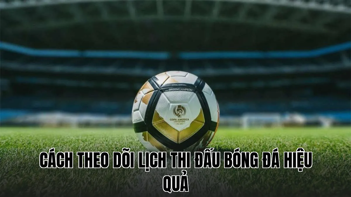 Cách theo dõi lịch thi đấu bóng đá hiệu quả