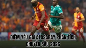 ĐIỂM YẾU GALATASARAY PHÂN TÍCH CHUYÊN SÂU 2026