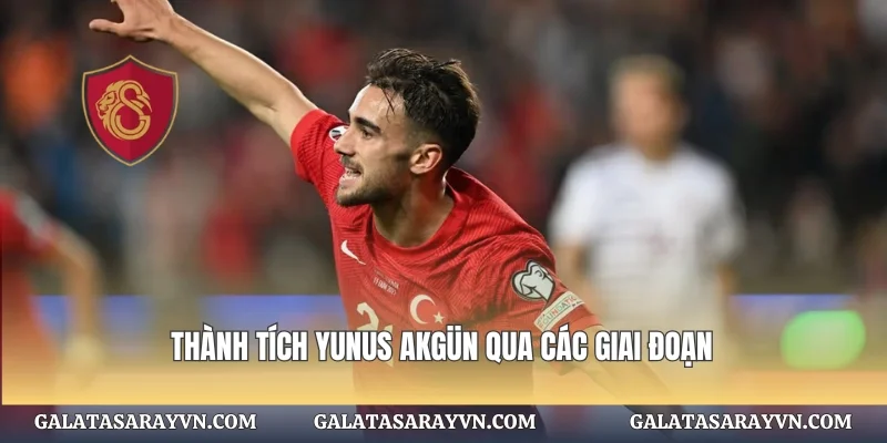 Thành tích Yunus Akgün qua các giai đoạn