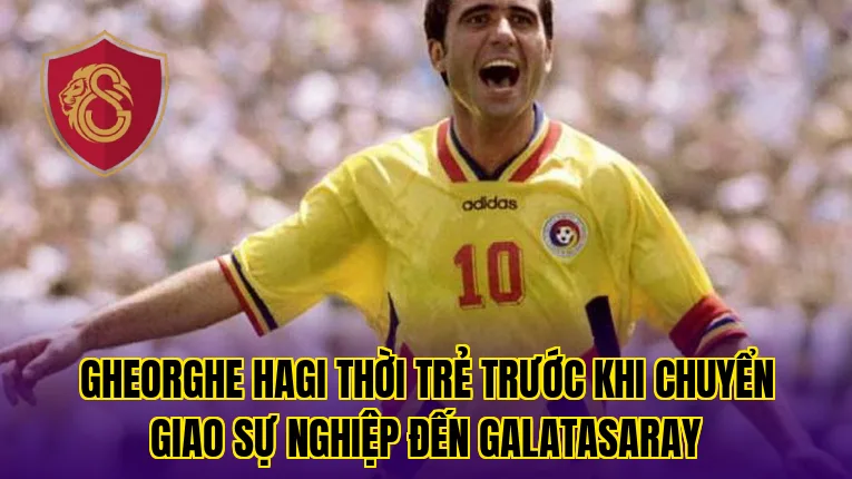 Gheorghe Hagi thời trẻ trước khi chuyển giao sự nghiệp đến Galatasaray